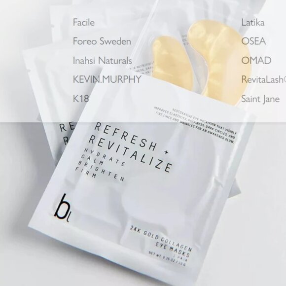 Beautology Lab 24K Gold Collagen Eye Masks NIB - Picture 2 of 4